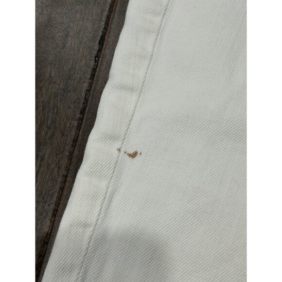 J.Crew Matchstick Womens White Denim Jeans Size 29R Straight Fit Classic Style - Picture 9 of 10